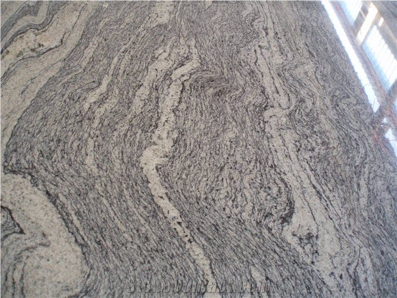 Xiamen China Chinese Juaparana Granite Slabs & Tiles Paver Cover Flooring Honed Vein and Cross Cut Different Patterns