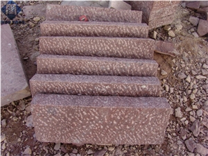Dayang Red Granite Cobble Stone, Paving Sets, Cube Stone
