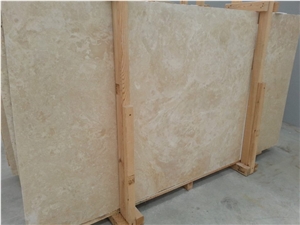 Light Travertine Cakmak Cross-Cut Filled & Honed Slabs