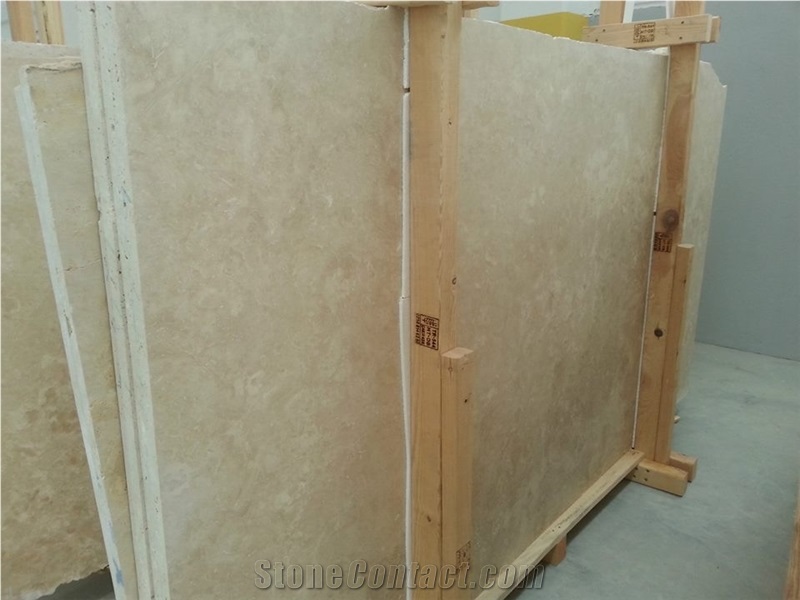 Light Travertine Cakmak Cross-Cut Filled & Honed Slabs