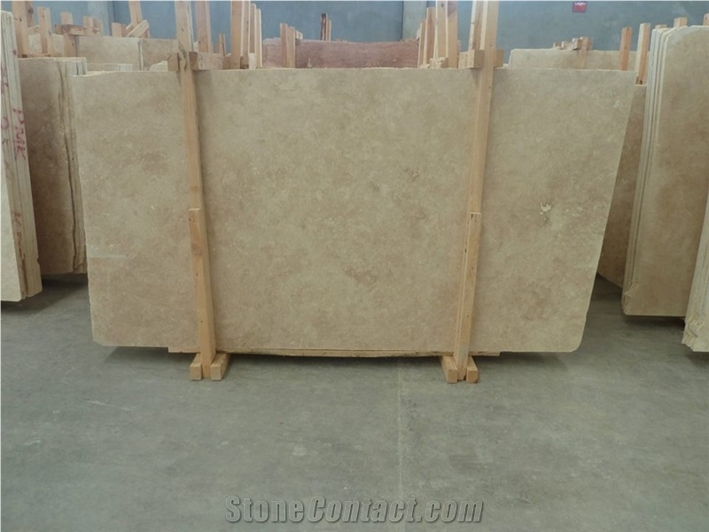 Light Travertine Cakmak Cross-Cut Filled & Honed Slabs