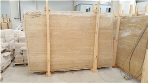 Light Travertine Cakmak Vein-Cut Filled & Honed Slabs Light Travertine Cakmak Vein-Cut Filled & Honed Slabs
