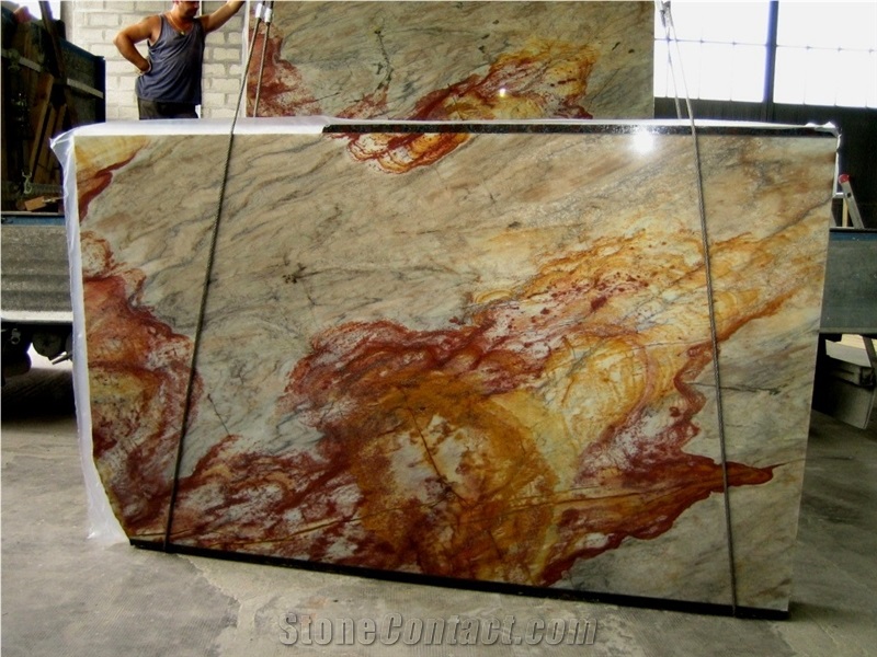 Luise Quartzite Slabs, Blue Louise Quartzite Granite