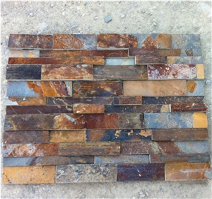 Loma Natural Culture Stone,China Multicolor Slate Culture Stone for Wall Decoration Cladding