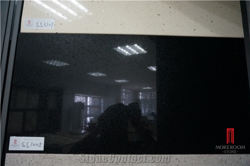 Black Manmade Stones Artificial Stones Quartz Stone Slabs & Tiles