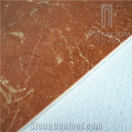 China Coral Red Marble Floor Tile
