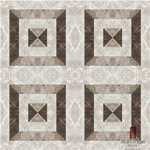 Greece Marble Price Polished Venus Grey Marble Waterjet Medallion Marble Flooring Medallion Polished Marble Carpet Medallions