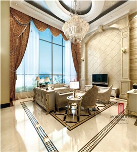 Iran Beige Marble Shayan Cream Marble Border Skirting Border Decos Flooring Border Indoor Stone Tiles