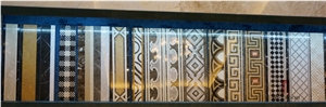 Iran Beige Marble Shayan Cream Marble Border Skirting Border Decos Flooring Border Indoor Stone Tiles