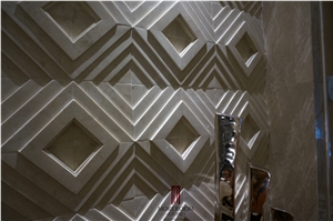 Iran Beige Marble Shayan Cream Marble Walling Tiles 3d Wall Panels Cnc Wall Panel 3d Wall Decor Tiles Ceramic Backed Wall Tiles