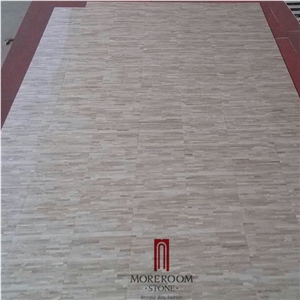 Italian Marble Cultured Stone, Prices Light Yellow Marble Cupertino Marble Polishing Water Medallion Mosaic Medallion Simple Inset Marble Tiles Marble Wall Marble Inlaid