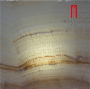 Permeable to Light Onyx Slabs & Tiles-Composite with Fiber Glass
