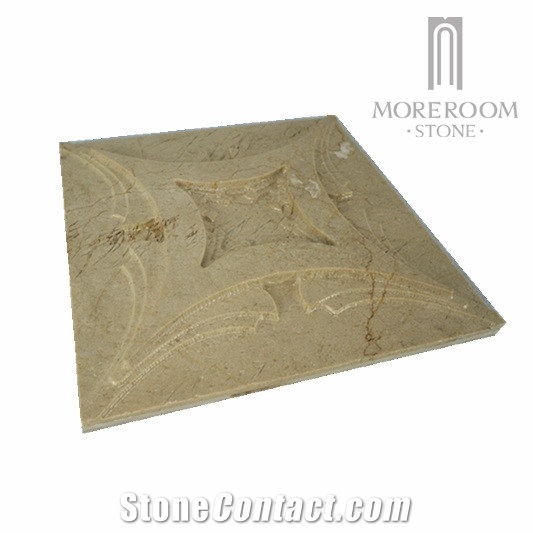 Serpecggiante Marble Etching 3d Cnc Walling Panel Tiles
