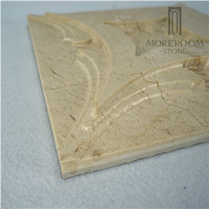 Serpecggiante Marble Etching 3d Cnc Walling Panel Tiles