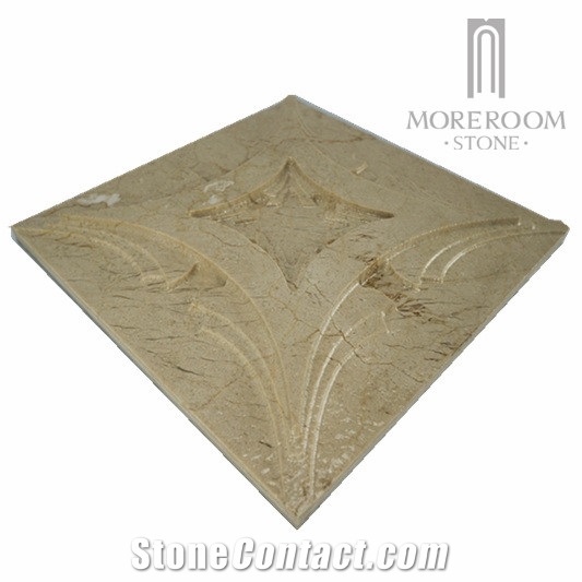 Serpecggiante Marble Etching 3d Cnc Walling Panel Tiles