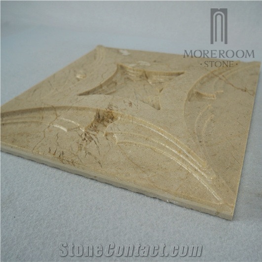 Serpecggiante Marble Etching 3d Cnc Walling Panel Tiles