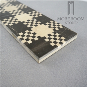 Spain Aulestia O Murelaga Nero Marquina Marble Marble Flooring Border Designs Marble Border Design Marble Border