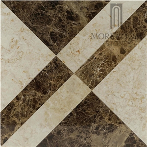 Spain Marble Tiles Price, Dark Emperador Marble, Polished Marble Medallion Tiles Price, Waterjet Medallion, Carpet Medallion, Marble Flooring Design, Floor Medallion, Ceramic Backed
