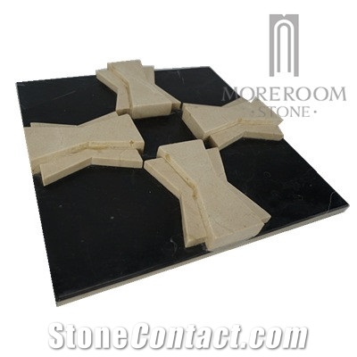 Spanish Black Marble Nero Marquina Marble Wall Tiles 3d Wall Panel Cnc Wall Panel Wall Deco Brick Composite Marble 3d Panels