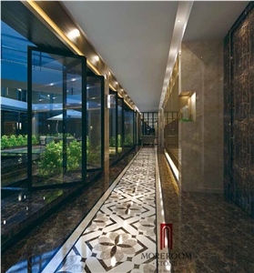 Spanish Dark Emperador Marble Polished Marble Tiles & Slabs Marble Floor Tiles Marble Skirting
