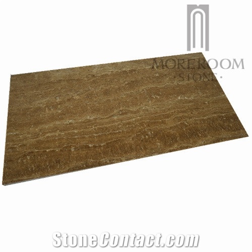 Tuekey Afyonkarahisar Travertine Slabs & Tiles, Yellow Brown Beige Travertine