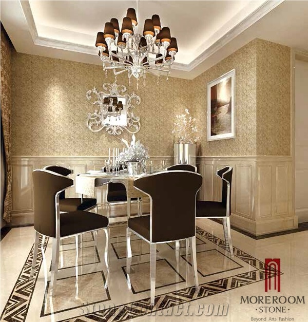Turkey Cappucino Marble Dark Emperador Marble Border Skirting Border Decos