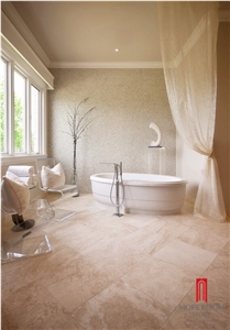 Turkey Travertine Slabs Polished Beige Travertine Slab