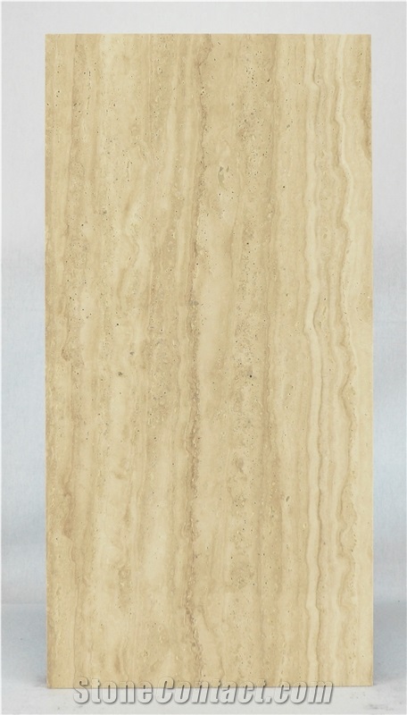 Turkey Travertine Yellow Brown Slabs & Tiles Light Beige Travertinn Floor Tile