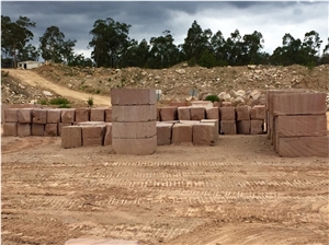 Aussie Gold Buff, Flinders Sandstone Blocks, Brown Sandstone Blocks