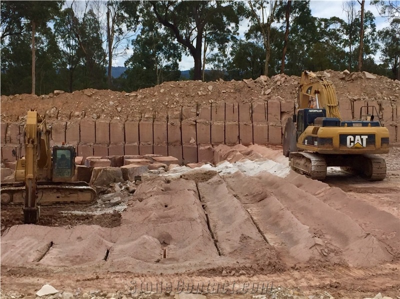 Aussie Gold Buff, Flinders Sandstone Blocks, Brown Sandstone Blocks