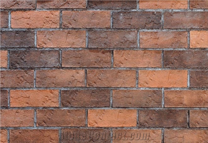 Artificial Brick Cultured Stone, Artificial Antique Brick Culture Stone, Wall Cladding