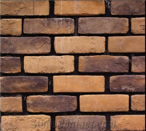 Artificial Brick Cultured Stone, Artificial Antique Brick Culture Stone, Wall Cladding