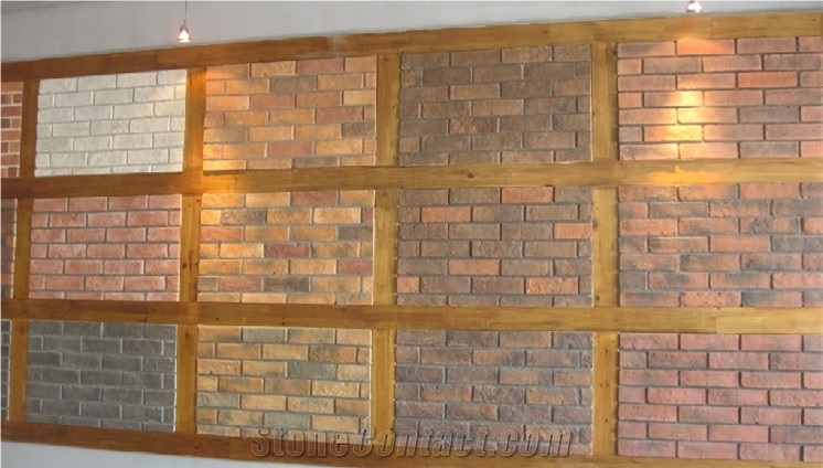 Artificial Brick Cultured Stone, Artificial Antique Brick Culture Stone, Wall Cladding