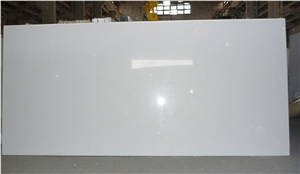 Pure White Quartz Stone Slabs & Tiles, Artificial Quartz Stone, White Engineered Stone