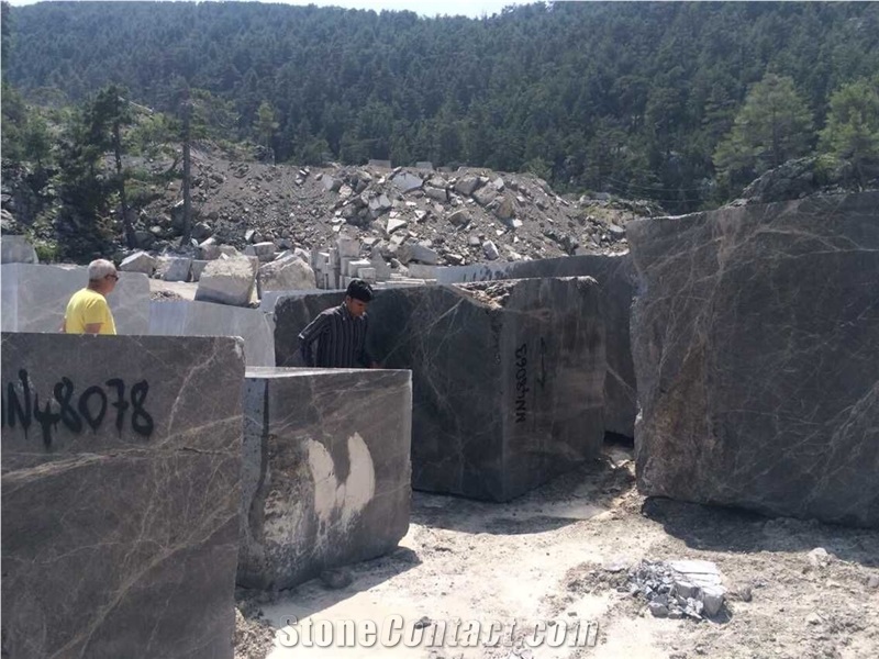 Dark Emperador Marble Block, Turkey Brown Marble
