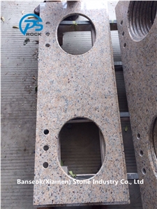 China Red Granite Bath Countertop, China Granite for Bathroom Vanity Tops