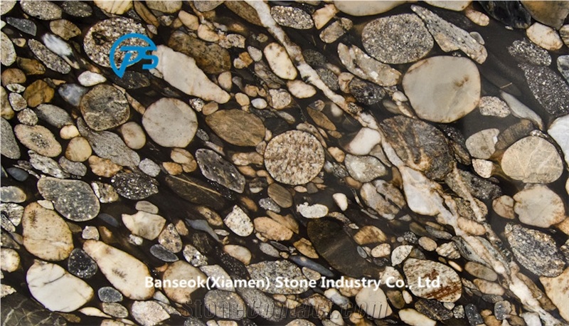 Nero Marinace Gold Countertop, Artificial Stone Kitchen Countertop