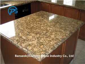 Yellow Granite Countertop, China Yellow Granite Countertop