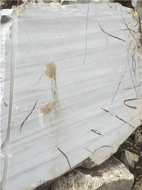 Milk White Marble Stone Blocks