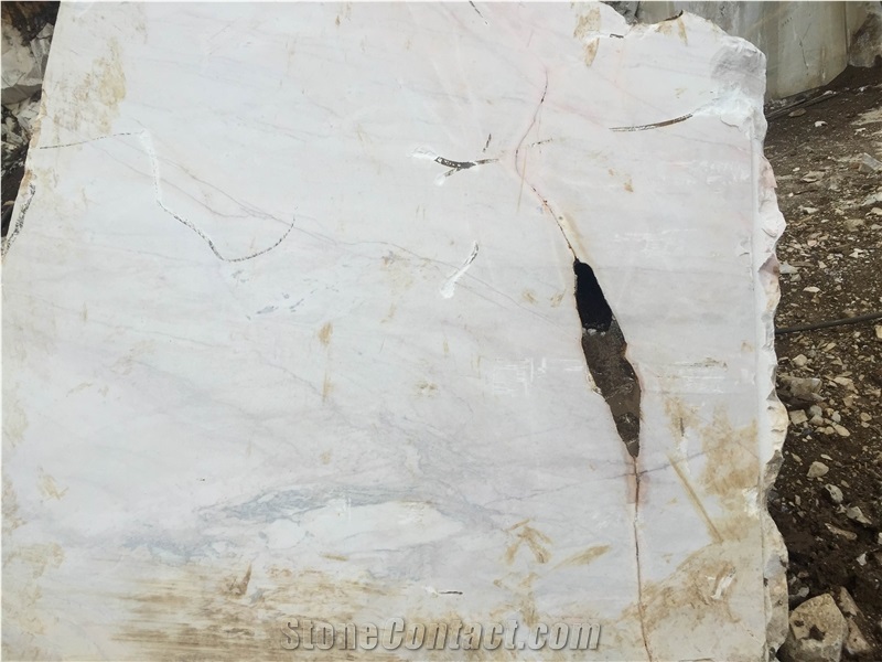 Milk White Marble Stone Blocks