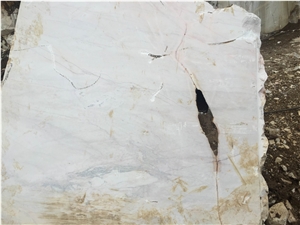 Milk White Marble Stone Blocks