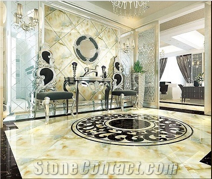 Ceramic Tiles with Onyx Look