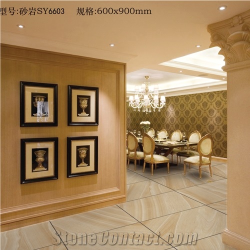 Ceramic Tiles with Sandstone Look