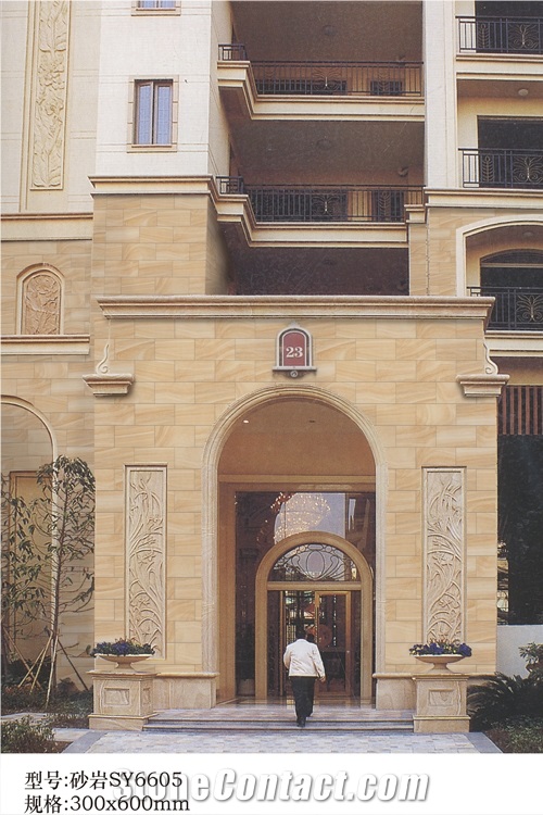 Ceramic Tiles with Sandstone Look