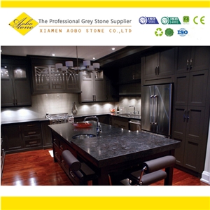 Angola Black Granite Kitchen Countertop