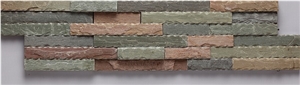 Rustic Slate Stone Cladding, Multicolor Slate for Wall Decoration