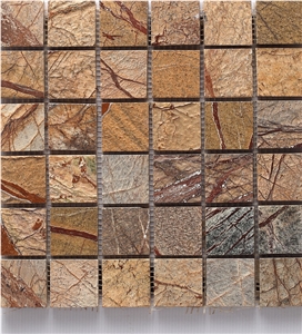 Rustic Slate Stone Cladding, Multicolor Slate for Wall Decoration