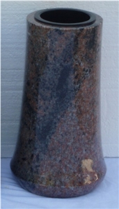 Aurora Granite Memorial Vase