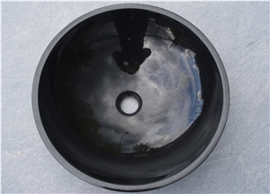 Nero Assoluto Granite Round Sink