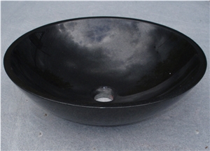 Nero Assoluto Granite Round Sink